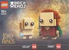 The image shows the packaging for a LEGO BrickHeadz set featuring Frodo and Gollum from The Lord of the Rings. Anteprima dell’immagine prodotto