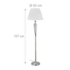 Lampa stojąca Relaxdays w stylu antycznym, abażur z Podgląd zdjęcia produktu 4