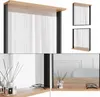 miroir mural Vicco Orlando Anthracite/chêne doré 57x60cm Voir les images du produit 5