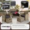 TecTake 403719, Hnědá, 4 sedadlo/sedadel, Dospělí a děti, Náhled obrázku produktu 8