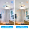 ZMH Stropní ventilátor s osvětlením a dálkovým ovládáním Náhled obrázku produktu 3