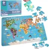 Klasická skladačka – mapa sveta Náhľad obrázku produktu 1