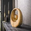 Hoyz-Kollektion – Tischlampe Arch Wood 1L – Massives Produktbild-Vorschau 2
