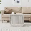 Couchtisch Grau Sonoma 51x50x44 cm Holzwerkstoff Produktbild-Vorschau 2