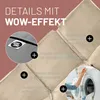 LUMALAND Pouf modulaire central en velours côtelé pour Voir les images du produit 7