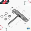 KOTARBAU® 2er Set Torangel mit Anschraubblech und Produktbild-Vorschau 2