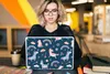 MuchoWow® Laptop Aufkleber Sticker Cover Einhorn - Produktbild-Vorschau 5