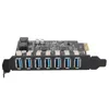 7 Ports PCIE zu USB 3.2 HUB PCIE Erweiterungskarte 5Gbps Produktbild-Vorschau 3