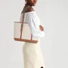 Michael Kors Jet Set Travel Large Zip Tote Vanilla Braun MK Produktbild-Vorschau 3