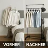 Kleiderständer Garderobenständer auf Rollen Verstellbar Produktbild-Vorschau 6