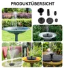 Solar Springbrunnen 4W Schwimmend, Solar Brunnen Pumpe für Produktbild-Vorschau 4
