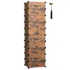 SONGMICS 10 Ebenen Schuhregal Schuhschrank Schuhorganizer Produktbild-Vorschau 4