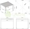 Weide E-Deluxe elektrische Pergola Voll-Aluminium 3,6x4m Produktbild-Vorschau 11