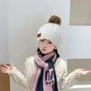 Bonnet d'hiver ASKSA Enfants Echarpe Gants Filles Set Voir les images du produit 5