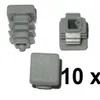 10 x Lamellenstopfen Vierkantrohrstopfen 22 x 22 mm (Außen) Produktbild-Vorschau 2