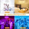 LED Musik-Deckenleuchte mit  Fernbedienung und APP, RGB Produktbild-Vorschau 3