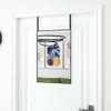 vidaXL Dveřní zrcadlo černé 40x60 cm sklo a hliník Náhled obrázku produktu 2