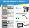 Uniqoos® Scaffale da parete nero salvaspazio con Anteprima dell’immagine prodotto 8