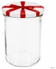 50er Set Marmeladenglas 435ml Einmachglas TO82 Schleifen Produktbild-Vorschau 5