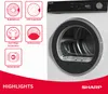 Sharp KD-NHA8S6GW1D-DE Wärmepumpentrockner, 8 kg, Produktbild-Vorschau 6