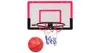 Teamer basketbalový kôš s doskou červená Náhľad obrázku produktu 1