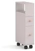 Szafka niszowa na kółkach „Broreynna” 66 x 15 x 33 cm z 2 Podgląd zdjęcia produktu 3