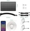 warmweiß-1 Solarpanel auf 2 Lampe-DDP LED Solar Produktbild-Vorschau 2