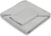 Dětská froté osuška s kapucí New Baby BASIC 80x80 šedá Náhled obrázku produktu 1
