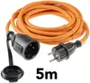 Predlžovací kábel 5 m, IP44, oranžový H07RN-F 3G1,5 , Náhľad obrázku produktu 1