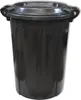 Wilai Mülltonne, Aufbewahrungstonne 65 Liter Schwarz Produktbild-Vorschau 1