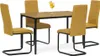 A dining set with a table and four chairs against a white background. Náhľad obrázku produktu