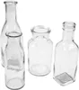 Flasche ca 180ml H15,5cm Ø4,8cm eckig klar Glas Vase Produktbild-Vorschau 5
