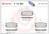 Brembo Bremsbelagsatz, Scheibenbremse Hinterachse P 10 004 Produktbild-Vorschau 15