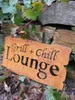 Edelrost Spruchschild Grill+Chill Lounge, inkl. Ampelhalter Produktbild-Vorschau 3