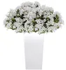URBI DURS200 Hoher Blumentopf mit Einsatz | Weiß Produktbild-Vorschau 9