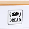 Relaxdays Brotkasten, Bambusdeckel, Metall, HxBxT: 13,5 x Produktbild-Vorschau 5