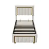 SUNFECILI Polsterbett 90x200 cm,Boxspringbett 90x200,mit Produktbild-Vorschau 6