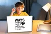 MuchoWow® Laptop Aufkleber Sticker Cover Zitate - Produktbild-Vorschau 3