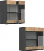 Armoire en verre Vicco R-Line Chêne de force doré 60cm Voir les images du produit 5