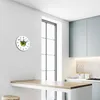 Glasuhr Wanduhr Küchenuhr Echt-Glas 30fi cm Kiwi grün Produktbild-Vorschau 5