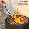 Outsunny Feuerschale rauchfrei Tischfeuer Ø45cm Feuerstelle Produktbild-Vorschau 7