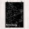 Mr. & Mrs. Panda Bild Rottenburg DIN A5 - Geschenk, Produktbild-Vorschau 2