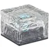 A single cube-shaped solar light with an ice cube design. Produktbild-Vorschau