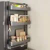 Mehrstufiges Regal Stauraumregal Kühlschrank-Hängeregale Produktbild-Vorschau 1