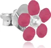 LUISIA Ohrstecker Blume - 925 Sterling Silber Pink Produktbild-Vorschau 4