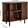 SucceBuy Sideboard Küchenschrank mit 2 Schiebetüren, Produktbild-Vorschau 8
