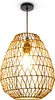 Pendelleuchte Korb Hängeleuchte Rattan Optik Boho Produktbild-Vorschau 2