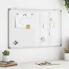 vidaXL Tableau blanc magnétique 100x60x1,7 cm Aluminium Voir les images du produit 2