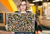 MuchoWow® Laptop Aufkleber Sticker Cover Blumen - Produktbild-Vorschau 5