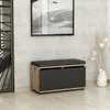 Skye Decor, Drago - Walnut, Black, meuble à chaussures, Voir les images du produit 2